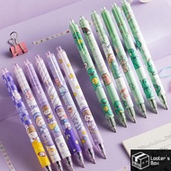 1 Pen Cute Retractable Black Gel Pen Chibi Cartoon Kid's for Doodle, Writing