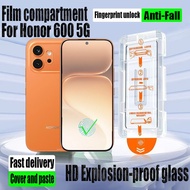 1- 2 Pcs Simple Paste HD Tempered Glass Screen Protector For Honor 600 400 Pro 5G Protection Flim