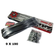 Spokes Spokes & Nipples 9 X 190 Chrome Choho