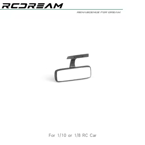 RCDream 1/10 1/8 Scale Inner Rearview Mirror Simulated Decorative Parts For TRX4 SCX10 RD110 D90 MST