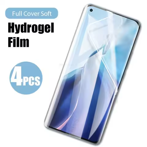 4PCS Screen Protector for Xiaomi Mi 11 10 Lite Pro Ultra 5G Hydrogel Film for Xiaomi Mi Note 10 Lite