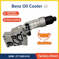 2711801410 Aluminum Engine Oil Cooler Filter Housing Module For Mercedes Benz C180 C200 C204 C250 W2