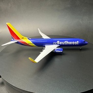 Southwest Airlines SOURHWEST Boeing aircraft B737Alloy Simulation Airplane Model Passenger Plane Mod