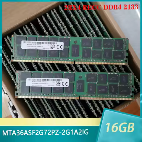 1Pcs MTA36ASF2G72PZ-2G1A2IG RAM 16G 16GB 2RX4 RECC DDR4 2133 Memory