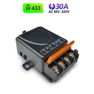 Diese 433MHz Wireless Remote Control Switch AC 110V 220V 30A High Power RF Receiver Module ON OFF fo