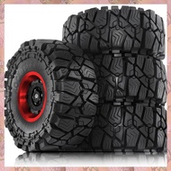 (XVCW) R Metal Beadlock Wheel Beadlock Wheel Rim Rubber Tire Rubber Tire Set