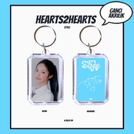GANTUNGAN ACRYLIC HEARTS2HEARTS STYLE KEYCHAIN ACRYLIC KEYCHAIN KPOP UNOFFICIAL CARMEN H2H IAN