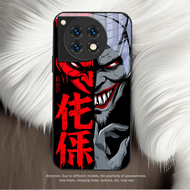 TEMU Phone Case: Red And Pattern Phone Case, Premium Tempered Glass Case Compatible With Oneplus 12r