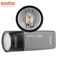 Godox H200R Ring Flash Head with Spiral Tube Separation Extension Light Head for AD200 AD200Pro Outd