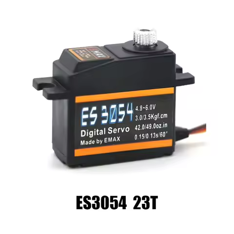 Emax ES3054 23T Metal Gear Digital Servo 17g 3.5kg 0.13sec Micro Servo for 3D fixed wing F3A stunt a