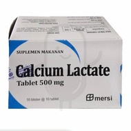 CALCIUM LACTATE 500 MG BOX of 100 tablet