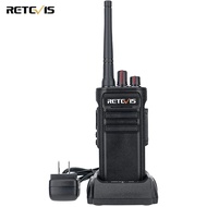 Retevis RB23 kalis air GMRS dua arah Radio jarak jauh VOX mudah alih boleh dicas semula (1 pek)