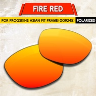 Fire Red Replacement Lenses for Frogskins Asian Fit OO9245 54mm/Frogskins OO9013 Frame