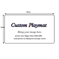 CUSTOM Playmat Any Image Size For Card Games Board Games TCG/MGT/PKM/YGO/Batterfield Natural Rubber  Playmat Mouse Pad Tablemat