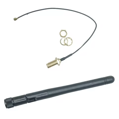 2.4G fold antenna gain 3dbi sma female SMA male pigtail Extension Cable for wifi zigbee 2.4GHZ net c