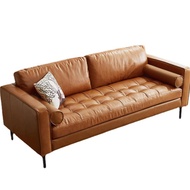 Lafloria Home Decor Italian Cowhide Leather Sofa