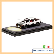 HJ64 1/64 Toyota Sprinter Trueno GT APEX (AE86) Initial D Engine Model with Akina Wataru Fully Finis