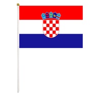 10Pcs Flag of Croatia Flags of the World Party Decoration