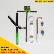 Paket Kunci CVT Motor Matic Yamaha NMAX AEROX LEXI Treker Tekiro Kunci Kanvas Ganda 39x41 mm Kunci P