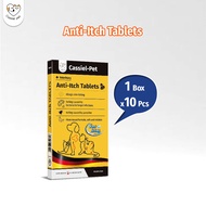 Cassiel Pet Allergy Treatment Anti itch Tablets Skin Disease Medicine For Anti Itching For Dog & Cat