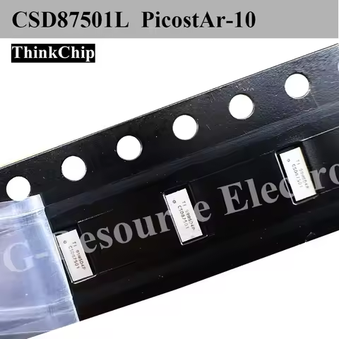(10 pcs) CSD87501L (Marking CSD8750) PicostAr-10 Dual N-Channel MOSFET 40V 60A