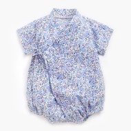 Orzbow Piyama Motif Bunga เสื้อผ้าหน้าร้อนจั๊มสูทเด็กทารกผ้าฝ้ายบริสุทธิ์เด็กแรกเกิด Yukata Jumpsuit