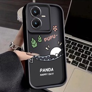 Case For VIVO Y22 Y22s Shockproof Silicone Phone Panda Pattern Fun