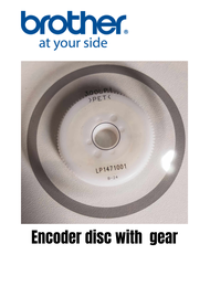 Encoder Disk and PF Roller Gear for Brother Printer