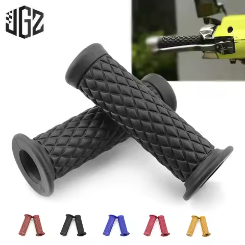 Motorcycle 22mm Retro Hand Grips Soft Rubber Gel Handlebar Grips For Vespa GTS 250 300 Sprint Primav