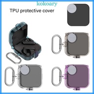KOK Headphone Clear Shockproof Housing Skin-friendly Cover for CMF Buds 2 Washable Shell Protector N