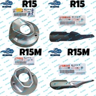 Yamaha YZF-R15M R15 M Original End Cap Belakang Cover Exhaust Ekzos Ezos Muffler Protector BK6 BDJ-E