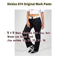 ️Buy ️ 100% Authentic Dickies 874 Original Work Pants 5 Colors: Black Charcoal Dark Navy Brown And D