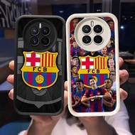 O-73 FC Barcelona Casing for Realme 12 12X Plus Pro 5G Black and White