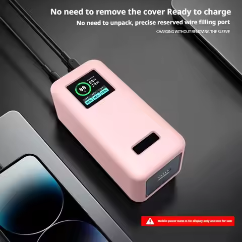 For Anker Prime 20000mAh Power Bank Silicone Protective Case Dustproof Shockproof Anti-drop Soft Pow