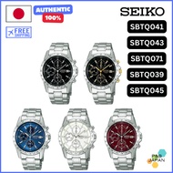 ［SEIKO］Wristwatch,Seiko Selection,Men's Quartz,Chronograph Watch,SBTQ041,SBTQ043,SBTQ071,SBTQ039,SBTQ045,Silver,Black,Black &amp; Gold,Blue,White,Red【Direct from Japan】