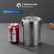 Bộ lọc gia vị inox cao cấp 30g-1500g GORILLA CHEF dùng nấu phở hầm xương ngâm trà