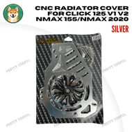 CLICK 125 V1 V2 NMAX 155/NMAX 2020 CNC RADIATOR COVER THICKER STYLE MOTORCYCLE PARTS [PRETTY USEFUL]