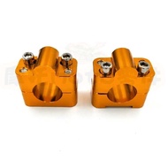 Motorcycle Off-Road Modified 22mm to 28mm Variable Diameter Handlebar Adapter Code Card Holder Press