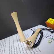 Once wooden pipe made of coffee wood 7.5cm