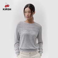 [KIRSH] WORDING JACQUARD STANDARD-FIT KNIT | 26SS | Korean Fashion Women Knitwear | Casual Pullover 
