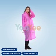 Yooyee Jas Hujan EVA Original Tebal Poncho Warna Polos Model Korea / Jas Hujan Plastik EVA raincoat 
