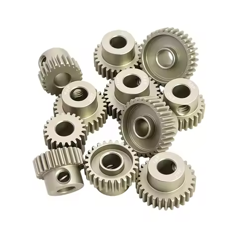 48P 5MM Aluminum Pinion Motor Gear 20T 21T 22T 23T 24T 25T 26T 27T 28T 29T 30T 31T 32T for 1/10 Scx1