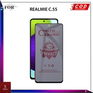 Anti-Scratch REALMIE C55 Tempered Glass Full Cover Glass