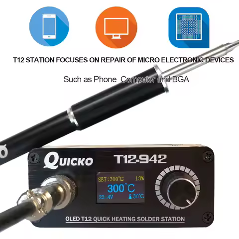 T12-942 M8 handle OLED MINI soldering station Digital electronic welding iron DC Version Portable wi