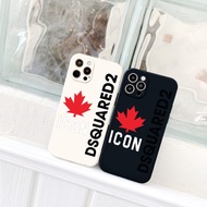 Dsquared2 Case square edge shockproof iphone icon Case D30 iphone 6/7/8plus/x/xsmax/11/12/13 14 15 p