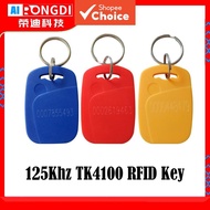 100Pcs RFID Tag Key 125KHz Proximity ID Card Chip EM 4100/4102 for Access Control Attendance 100Pcs 