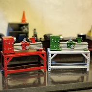 MESIN Miniature Lathe Mini Lathe Machine 1/64 Scale - Diorama Diecast Accessories