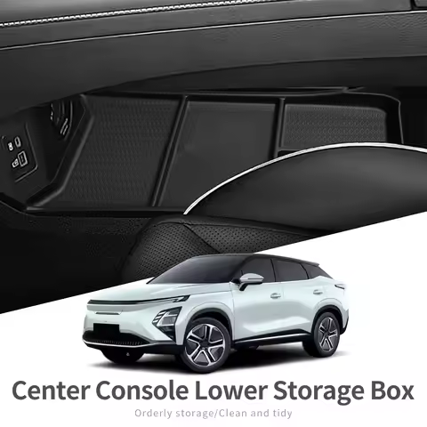 for Chery OMODA 5 C5 E5 EV Model 2024 2025 Center Console Lower Storage Box Car Tray TPE Organizers 