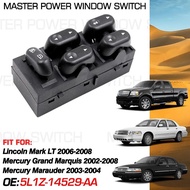 5L1Z14529AA Master Power Window Switch Button For Lincoln Mark LT For Mercury Grand Marquis 2002-200