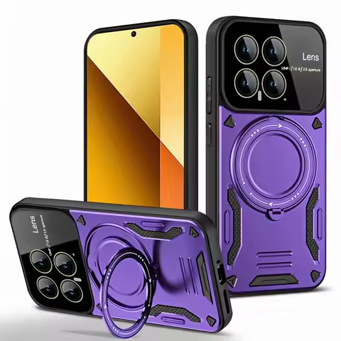 Bracket Lens Protection Cover For Xiaomi 15T 14T Pro Redmi 15 15C 14C 9A A5 Note 14 5G Poco X7 M7 F7